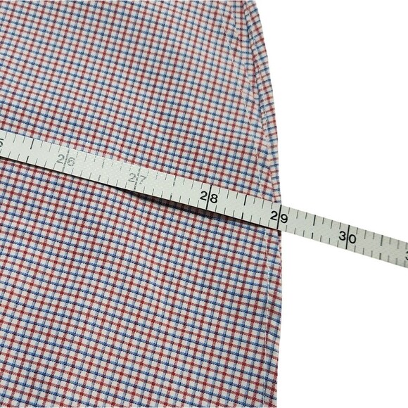 Tommy Hilfiger Red White Blue Check Button Down Shirt Men's Large - Picture 12 of 13